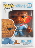 Ebon Moss-Bachrach Signed "The Fantastic Four: First Steps" #1516 The Thing Bobble-Head Funko Pop! Vinyl Figure (Beckett) at PristineAuction.com