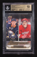 Jack Eichel / Dylan Larkin 2015-16 Upper Deck Canvas YG CL #C120 (BGS 10) at PristineAuction.com