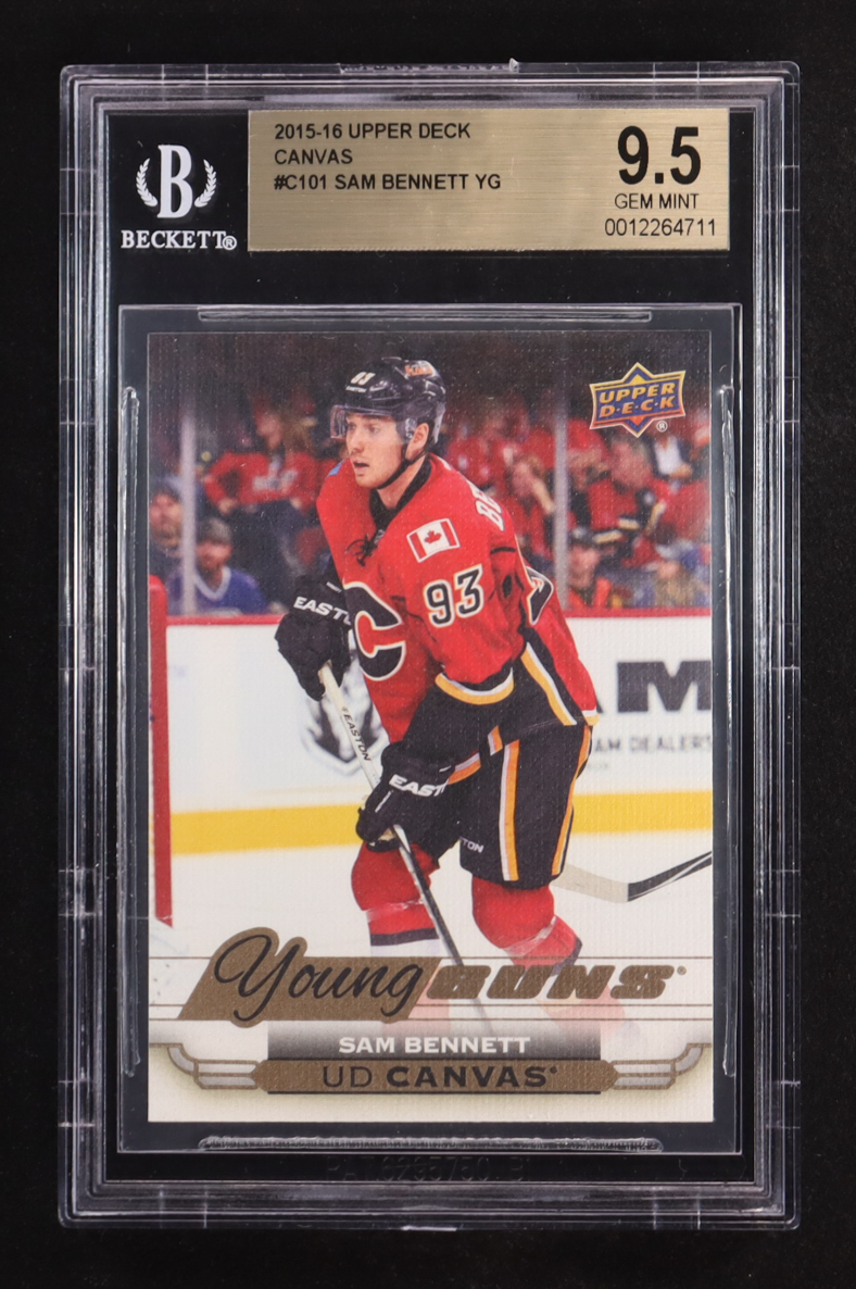 Sam Bennett 2016-17 Upper Deck Canvas YG #C101 (BGS 9.5) at PristineAuction.com Sam Bennett 2016-17 Upper Deck Canvas YG #C101 (BGS 9.5) at PristineAuction.com