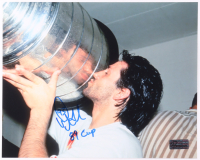 Doug Gilmour Signed Flames 8x10 Photo Inscribed "HOF 11" (Premium Autographs) at PristineAuction.com