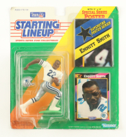 Emmitt Smith 1992 Starting Lineup Vinyl Figure with 11x14 Poster & Trading Card in Original Packaging at PristineAuction.com