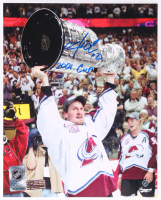 Milan Hejduk Signed Avalanche 8x10 Photo Inscribed "2001 Cup" (Premium Autographs) at PristineAuction.com