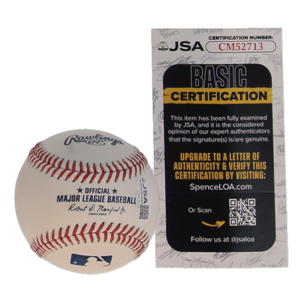 Todd Stottlemyre Signed OML Baseball (JSA) at PristineAuction.com Todd Stottlemyre Signed OML Baseball (JSA) at PristineAuction.com