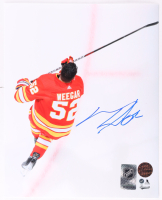 MacKenzie Weegar Signed Flames 8x10 Photo (Premium Autographs) at PristineAuction.com
