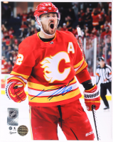 MacKenzie Weegar Signed Flames 8x10 Photo (Premium Autographs) at PristineAuction.com