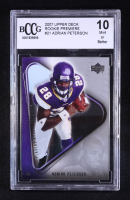 Adrian Peterson 2007 Upper Deck Rookie Premiere #21 RC (BCCG 10) at PristineAuction.com