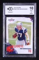 Rob Gronkowski 2010 Score #383 RC (BCCG 10) at PristineAuction.com