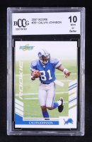 Calvin Johnson 2007 Score #351 RC (BCCG 10) at PristineAuction.com