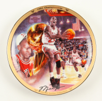 Michael Jordan 1995 Upper Deck LE "1991 Championship" Ceramic Plate at PristineAuction.com