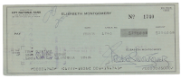 Elizabeth Montgomery Signed 1975 Personal Check (ACOA) at PristineAuction.com