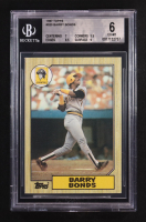 Barry Bonds 1987 Topps #320 RC (BGS 6) at PristineAuction.com