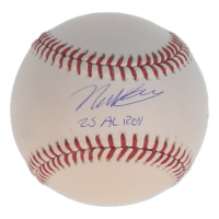 Nick Kurtz Signed OML Baseball Inscribed "25 AL ROY" (MLB & Fanatics) at PristineAuction.com
