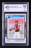 Jayden Daniels 2024 Panini Donruss Rated Rookie #389 RC (BCCG 10) at PristineAuction.com