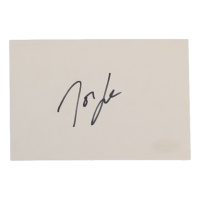 Thomas Jane Signed 4x6 Cut (ACOA) at PristineAuction.com