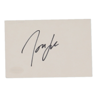 Thomas Jane Signed 4x6 Cut (ACOA) at PristineAuction.com
