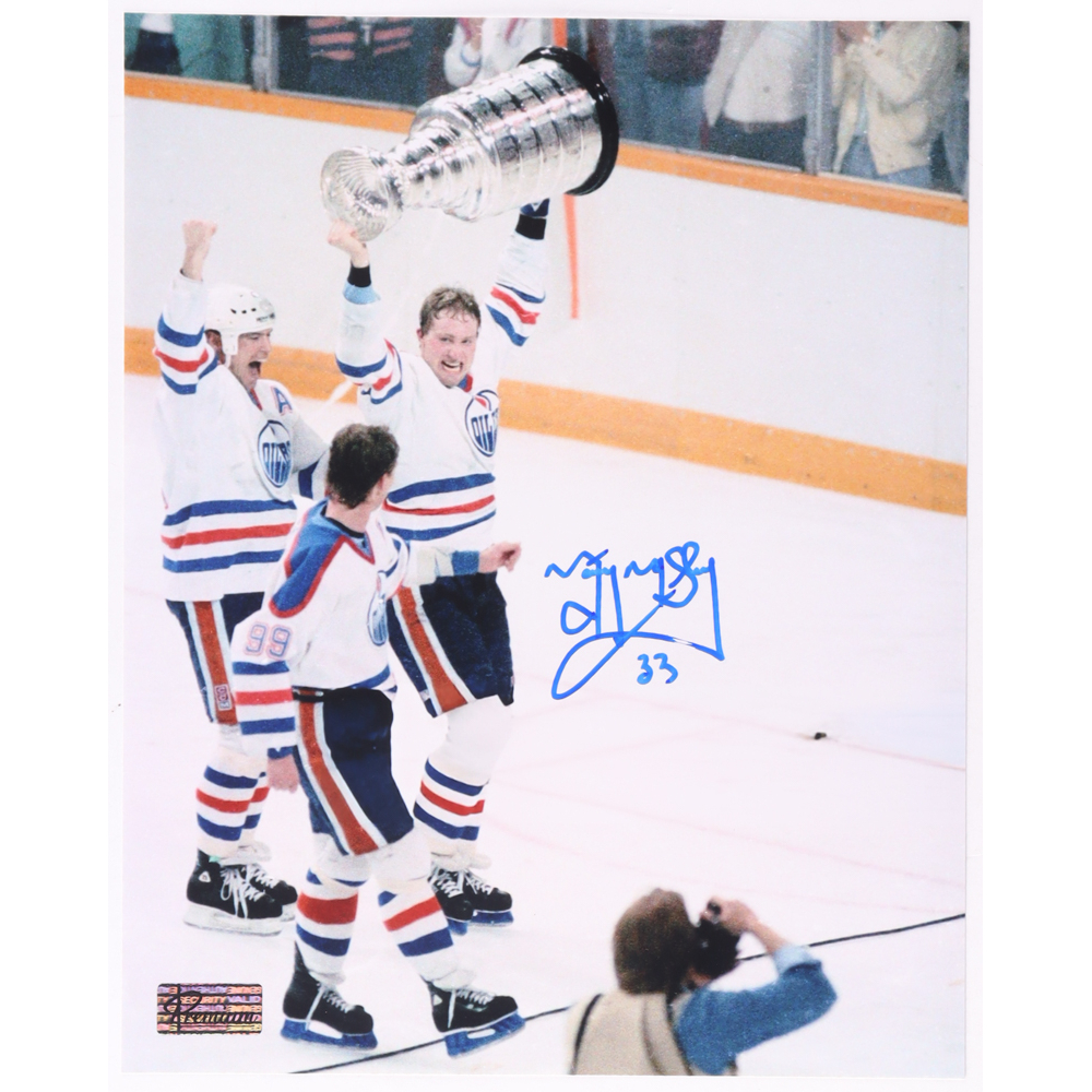 Marty McSorley Signed Oilers 8x10 Photo (Premium Autographs) at PristineAuction.com