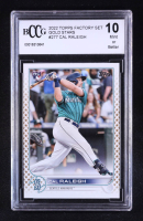 Cal Raleigh 2022 Topps Series One Factory Set Gold Stars #277 RC (BCCG 10) at PristineAuction.com