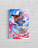 Alex Bregman Cubs Custom 9x12 Canvas at PristineAuction.com
