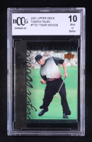 Tiger Woods 2001 Upper Deck Tiger's Tales #TT21 RC (BCCG 10) at PristineAuction.com
