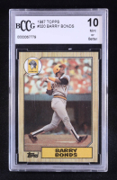 Barry Bonds 1987 Topps #320 RC (BCCG 10) at PristineAuction.com