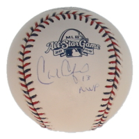 Carl Crawford Signed Official 2009 All-Star Game Logo Baseball Inscribed "MVP" (MLB) at PristineAuction.com