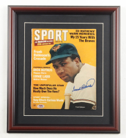 Frank Robinson Signed Custom Framed 1966 "Sport" Magazine (PSA) at PristineAuction.com