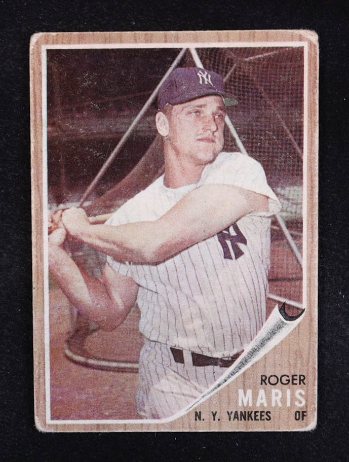 Roger Maris 1962 Topps #1 at PristineAuction.com Roger Maris 1962 Topps #1 at PristineAuction.com