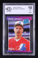 Randy Johnson 1989 Donruss Rated Rookie #42 RC (BCCG 10) at PristineAuction.com