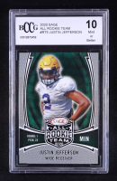 Justin Jefferson 2020 Sage All Rookie Team #RT5 RC (BCCG 10) at PristineAuction.com