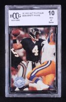 Brett Favre 1991 NFL Pro Set Platinum #290 RC (BCCG 10) at PristineAuction.com
