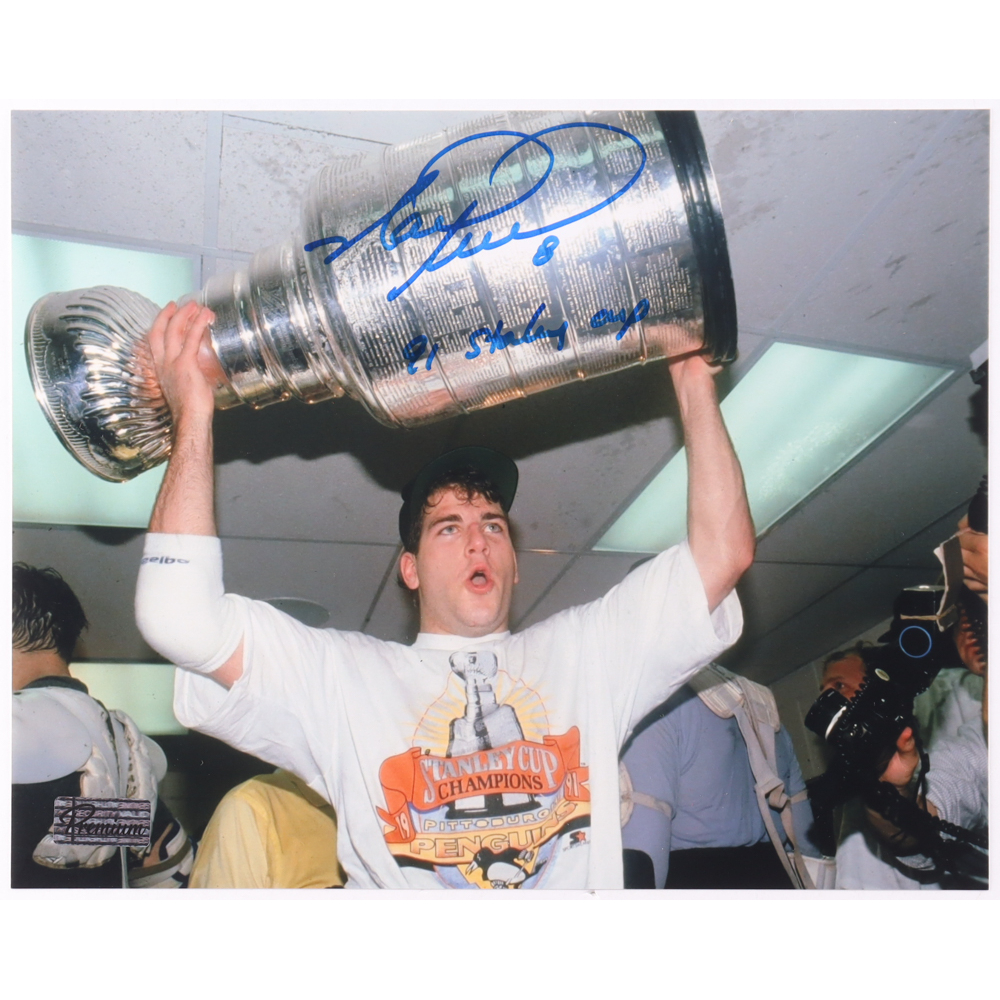 Mark Recchi Signed Penguins 8x10 Photo Inscribed "91 Stanley Cup" (Premium Autographs) at PristineAuction.com