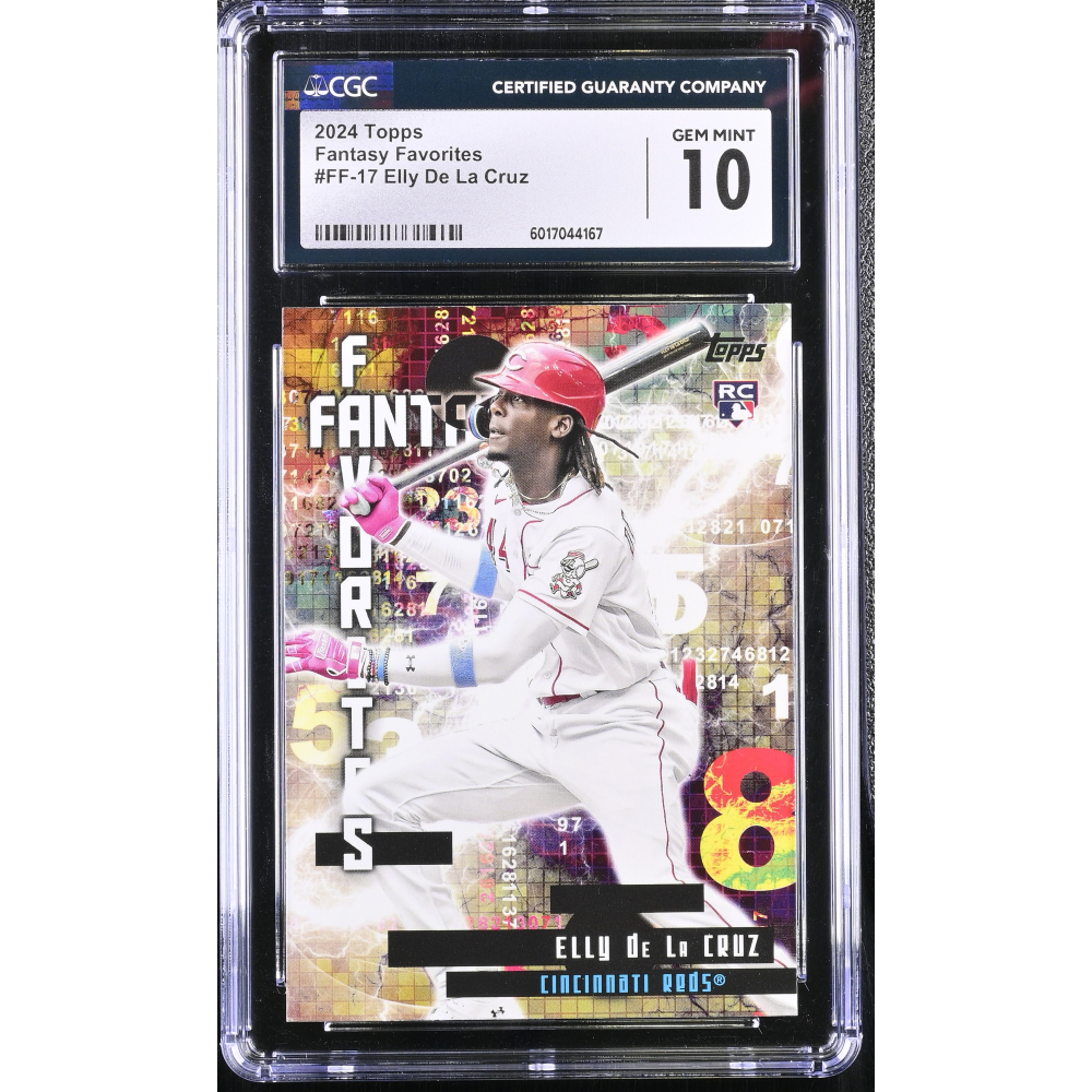 Elly De La Cruz 2024 Topps Fantasy Favorites #17 RC (CGC 10) at PristineAuction.com