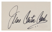 June Carter Cash Signed 3x5 Cut (ACOA) at PristineAuction.com