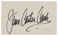 June Carter Cash Signed 3x5 Cut (ACOA) at PristineAuction.com