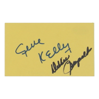 Gene Kelly & Debbie Reynolds Signed 3x5 Cut (ACOA) at PristineAuction.com