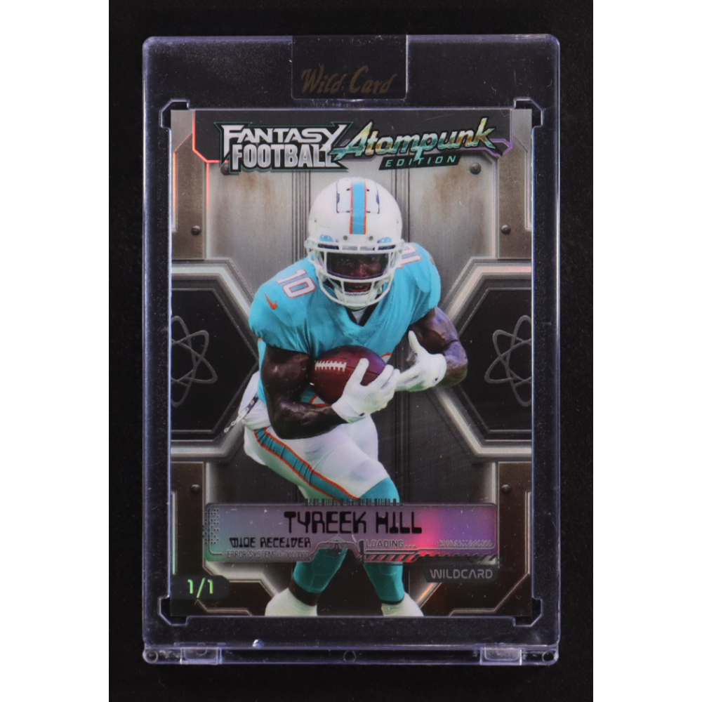Tyreek Hill 2026 Wild Card Fantasy Football Atompunk Edition #FAPBK2-TH #1/1 at PristineAuction.com