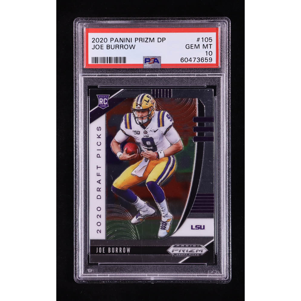 Joe Burrow 2020 Panini Prizm Draft Picks #105 (PSA 10) at PristineAuction.com