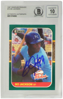 Bo Jackson Signed 1987 Donruss The Rookies #14 (BGS | Auto 10) at PristineAuction.com