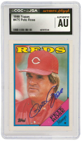 Pete Rose Signed 1988 Topps #475 (CGC) at PristineAuction.com