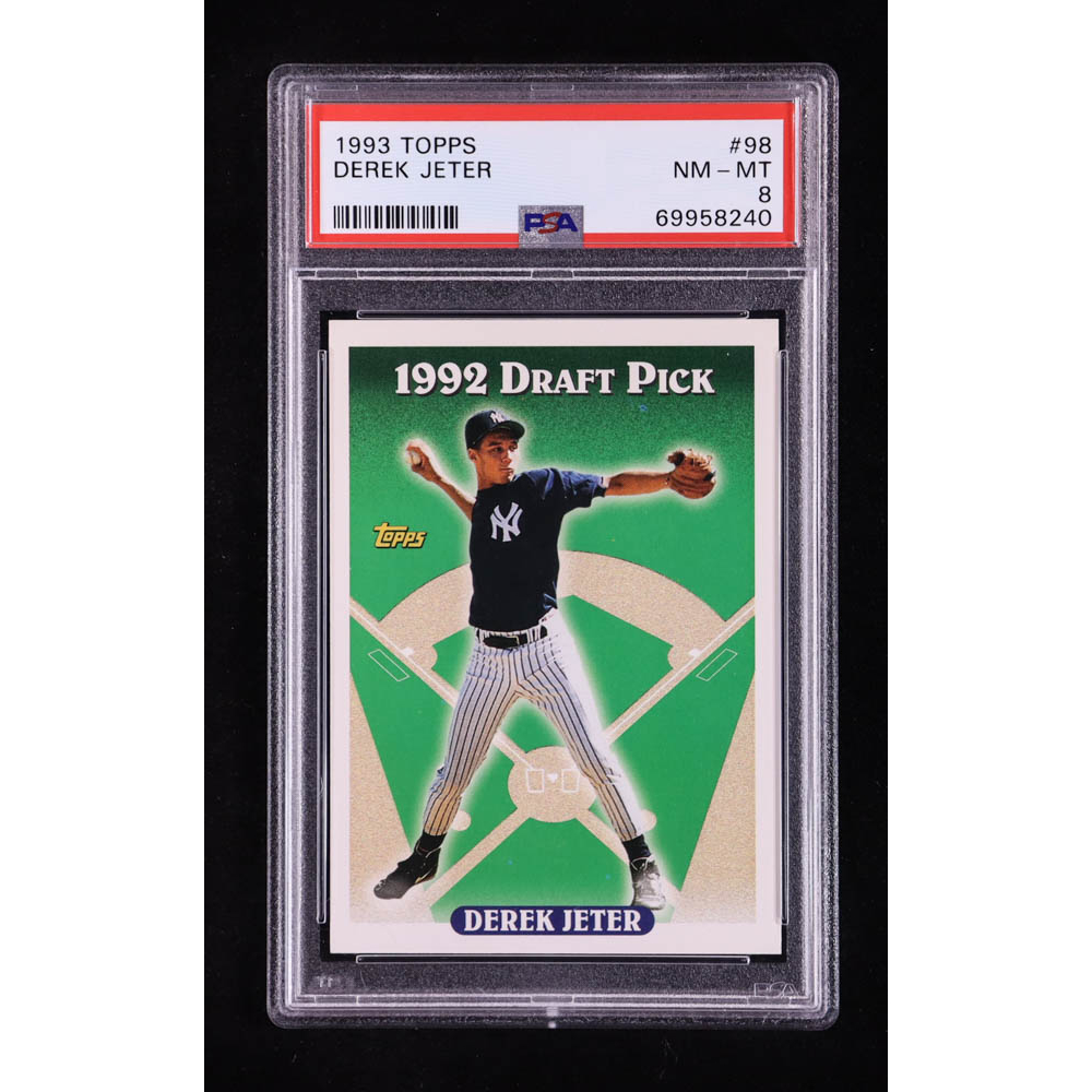 Derek Jeter 1993 Topps #98 RC (PSA 8) at PristineAuction.com