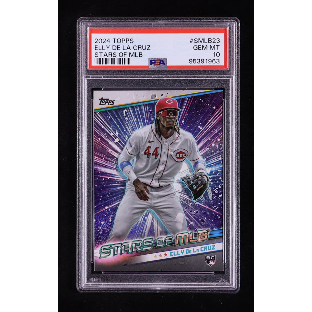 Elly De La Cruz 2024 Topps Stars of MLB #SMLB23 RC (PSA 10) at PristineAuction.com