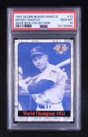 Mickey Mantle 1997 Score Board Mantle Shoe Box Collection #13 (PSA 10) at PristineAuction.com