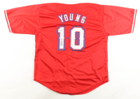 Michael Young Signed Jersey (JSA) at PristineAuction.com