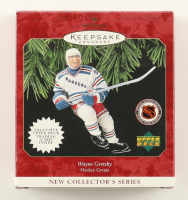 Wayne Gretzky Keepsake Ornament with Upper Deck Trading Card at PristineAuction.com