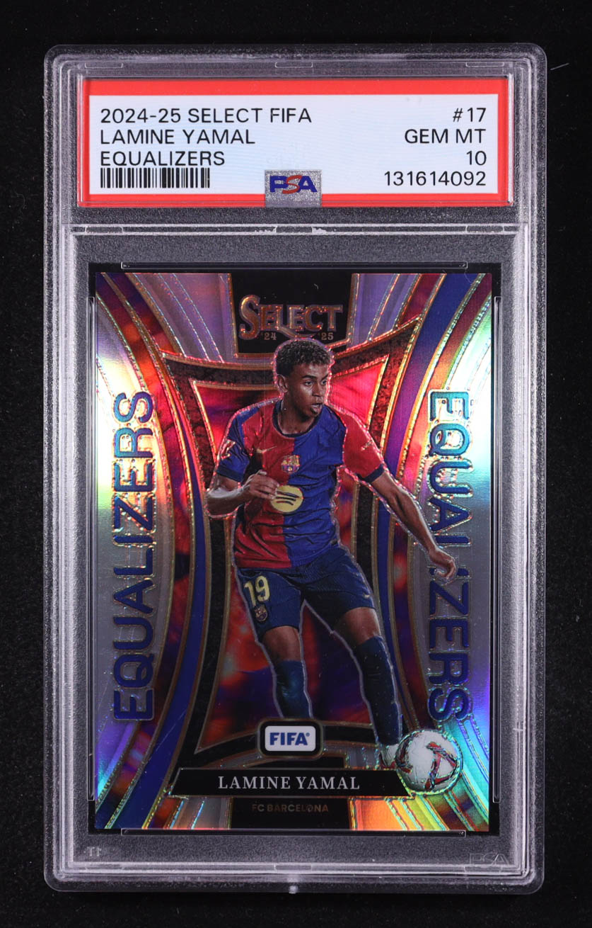 Lamine Yamal 2024-25 Select FIFA Equalizers FIFA #17 (PSA 10) at PristineAuction.com Lamine Yamal 2024-25 Select FIFA Equalizers FIFA #17 (PSA 10) at PristineAuction.com