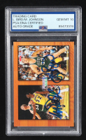 Magic Johnson / Larry Bird Signed 1994 Skybox Magic Johnson / Larry Bird #MB1 (PSA | Auto 10) at PristineAuction.com