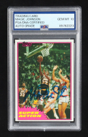 Magic Johnson Signed 1981 Topps #109 (PSA | Auto 10) at PristineAuction.com