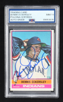 Dennis Eckersly Signed 1976 Topps #98 (PSA | Auto 9) at PristineAuction.com
