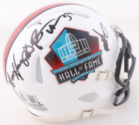 Mike Singletary, Brian Urlacher & Dan Hampton Signed NFL Pro Football Hall of Fame Speed Mini Helmet (Beckett) at PristineAuction.com