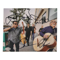 Los Lobos 8x10 Photo Band-Signed by (5) With David Hidalgo, Louie Perez, Cesar Rosas, Conrad Lozano (JSA) at PristineAuction.com